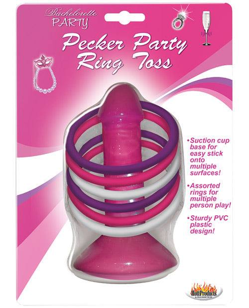 Pink Pecker Party Ring Toss Default Title Bachelorette & Party Supplies - Tophatter Daily Deals