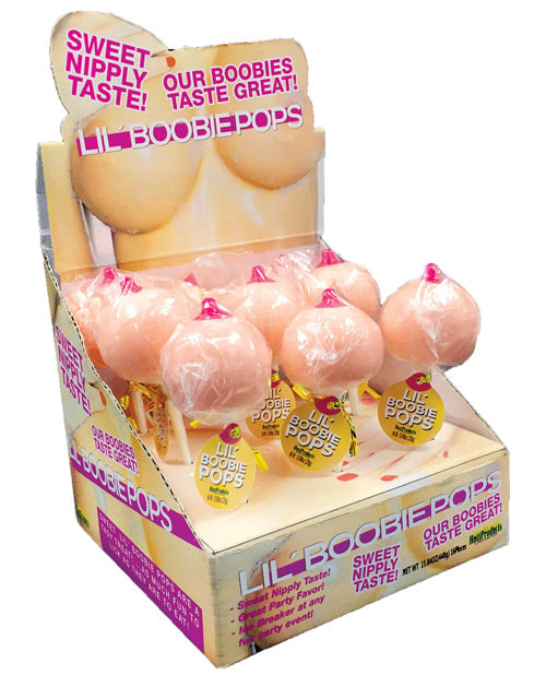 Lil Boobie Pops Boobie Shape Candy Lollipops - Display Of 9 Default Title Bachelorette & Party Supplies - Tophatter Daily Deals