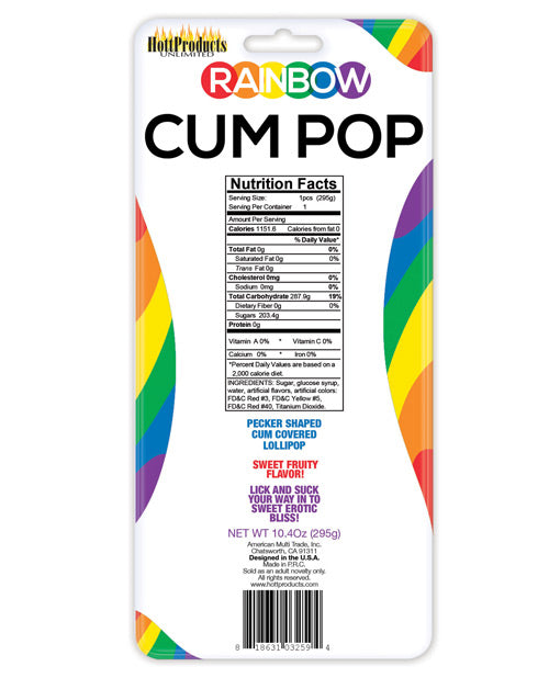 Rainbow Cock Cum Pops Bachelorette & Party Supplies - Tophatter Daily Deals