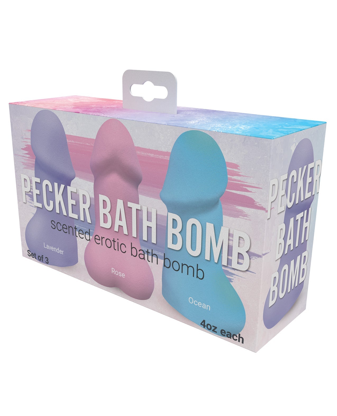 Pecker Bath Bomb - Pack Of 3 Default Title Bath & Body - Tophatter Daily Deals