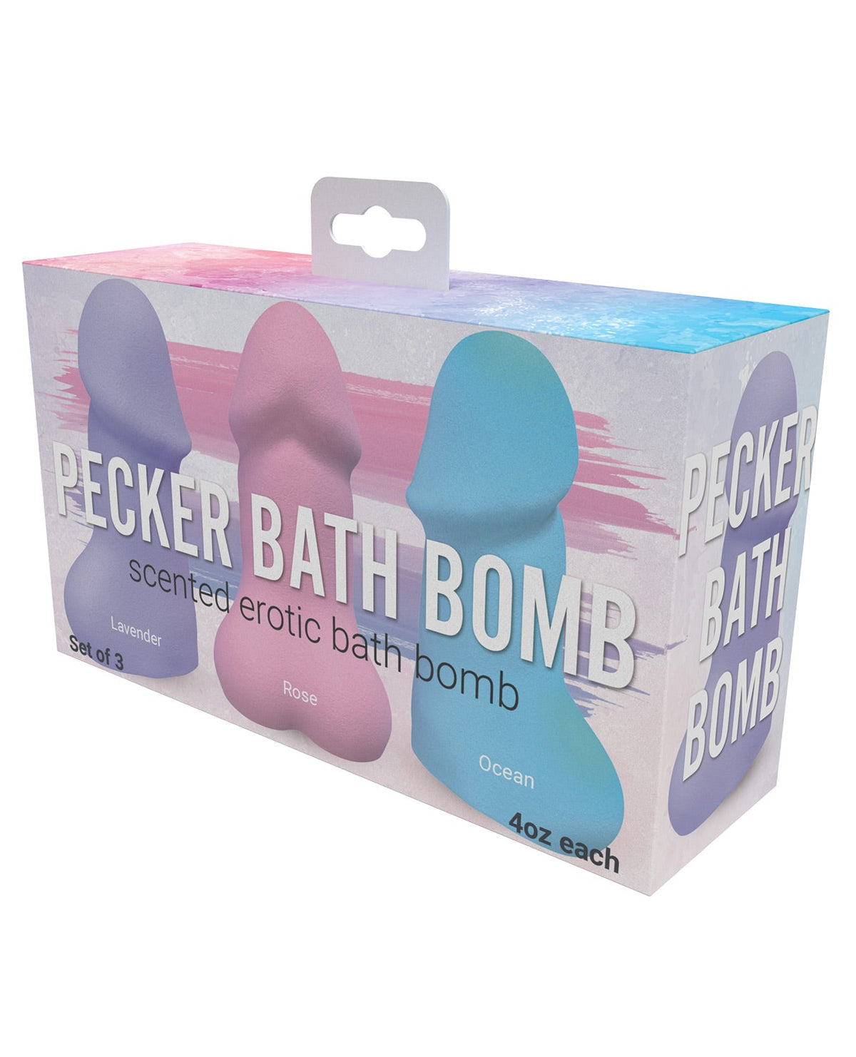 Pecker Bath Bomb - Pack Of 3 Default Title Bath & Body - Tophatter Daily Deals
