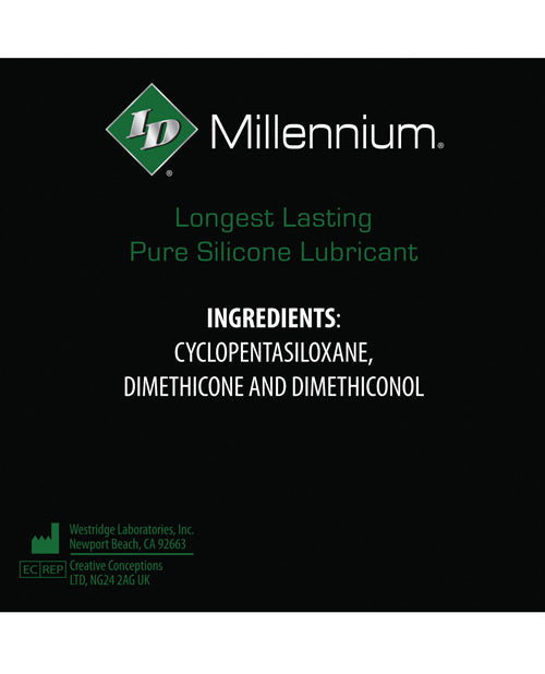 Id Millennium Silicone Lubricant - 17 Oz Pump Bottle Lubes - Tophatter Daily Deals