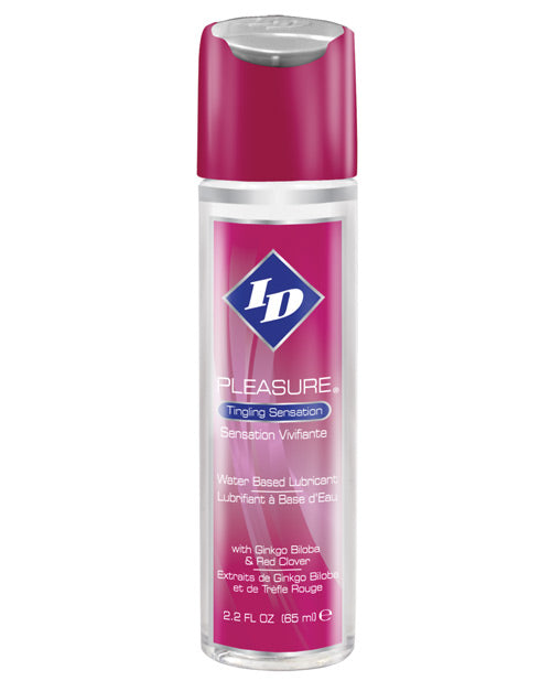 Id Pleasure Waterbased Tingling Lubricant - 2.2 Oz Flip Cap Bottle Default Title Lubes - Tophatter Daily Deals