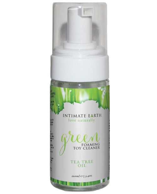 Intimate Earth Green Tea Tree Oil Foaming Toy Cleaner 100ml Default Title Protection - Tophatter Daily Deals