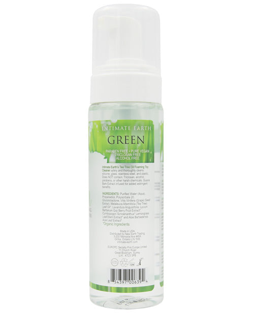 Intimate Earth Green Tea Tree Oil Foaming Toy Cleaner 200ml Protection - Tophatter Daily Deals