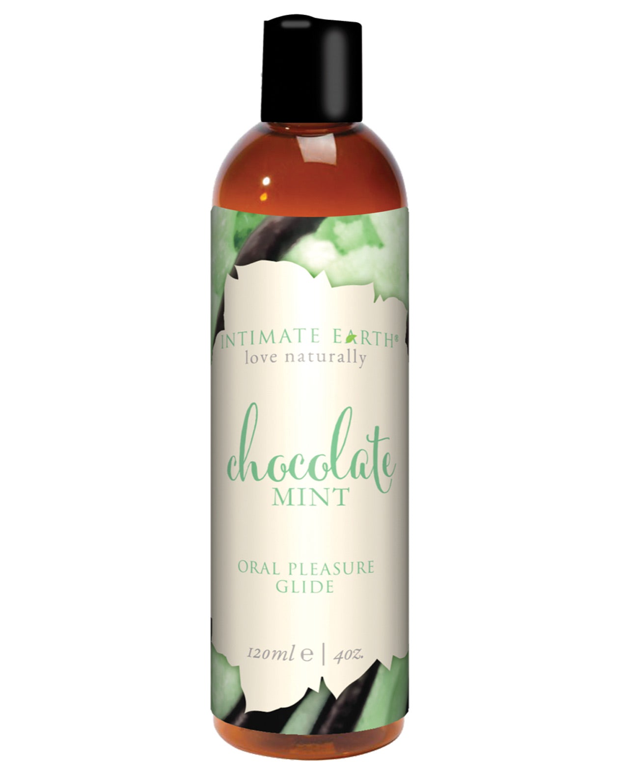 Intimate Earth Natural Flavors Glide - 120 Ml Chocolate Mint Default Title Massage Oils, Lotions, Creams And Gels - Tophatter Daily Deals