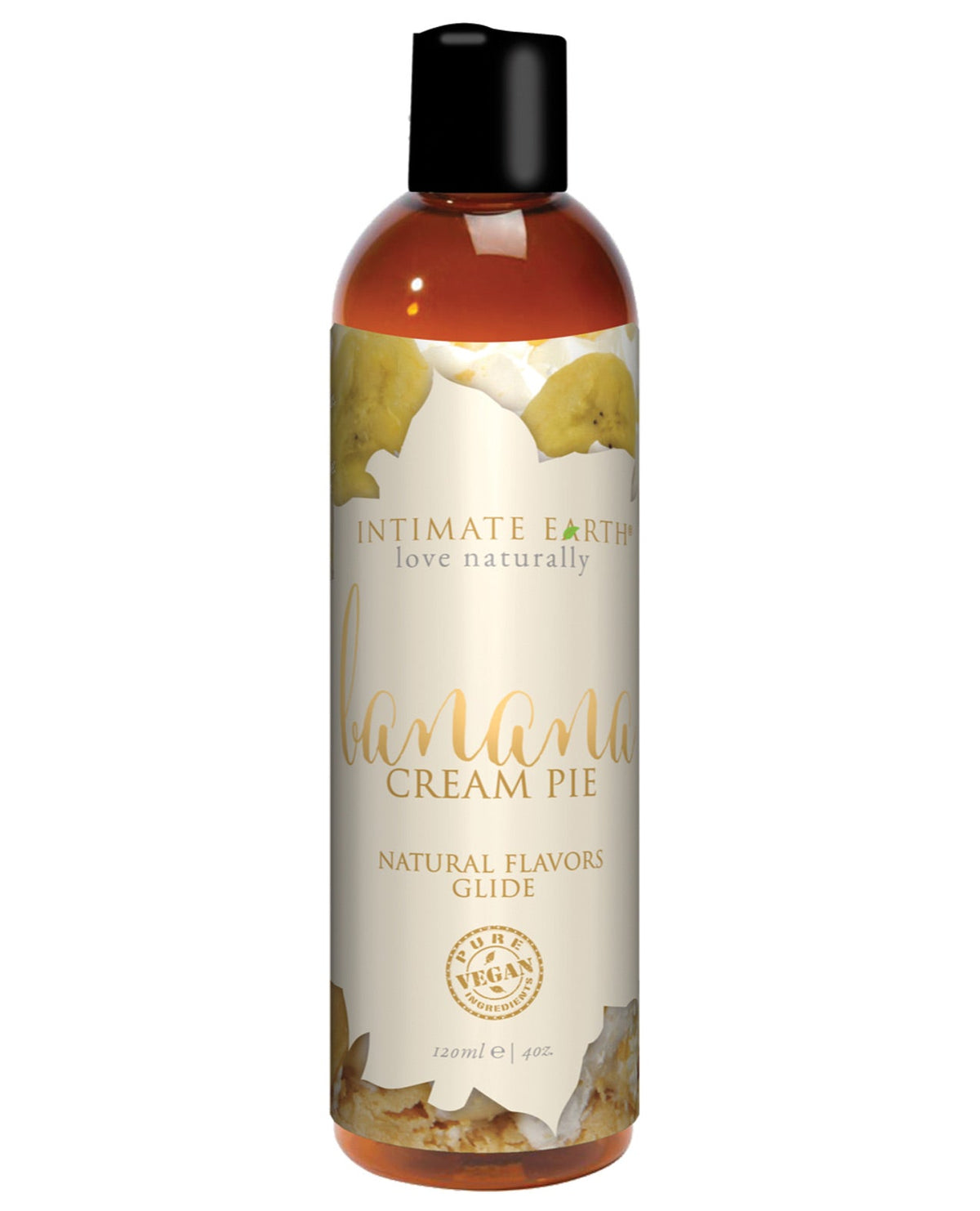 Intimate Earth Natural Flavors Glide - 120 Ml Banana Cream Pie Default Title Massage Oils, Lotions, Creams And Gels - Tophatter Daily Deals