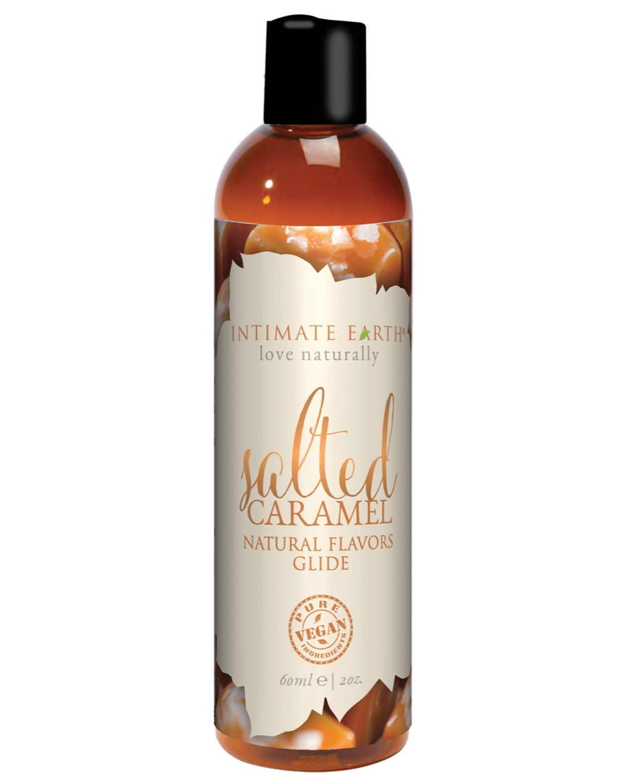 Intimate Earth Natural Flavors Glide - 60 Ml Salted Caramel Default Title Massage Oils, Lotions, Creams And Gels - Tophatter Daily Deals