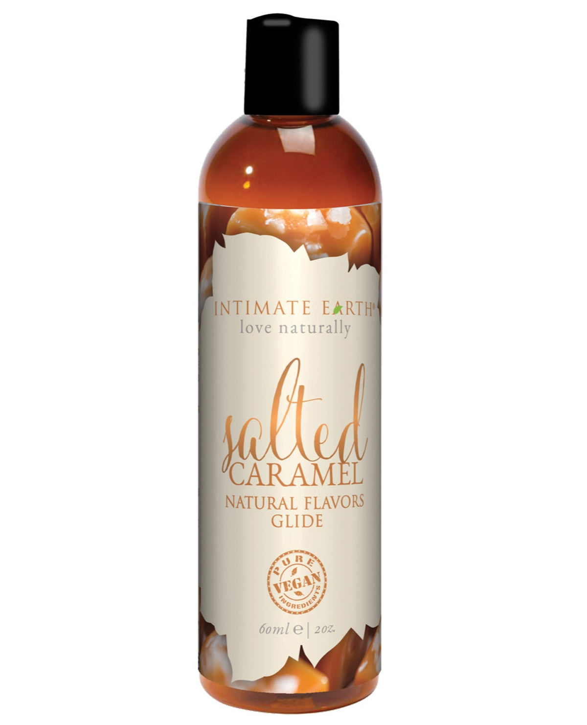 Intimate Earth Natural Flavors Glide - 60 Ml Salted Caramel Default Title Massage Oils, Lotions, Creams And Gels - Tophatter Daily Deals