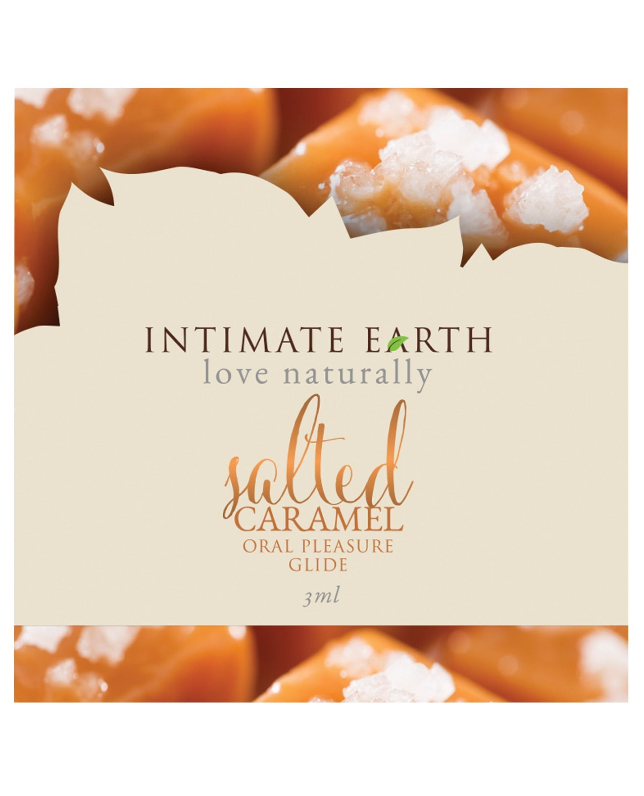 Intimate Earth Salted Caramel Oil Foil - 3ml Default Title Massage Oils, Lotions, Creams And Gels - Tophatter Daily Deals