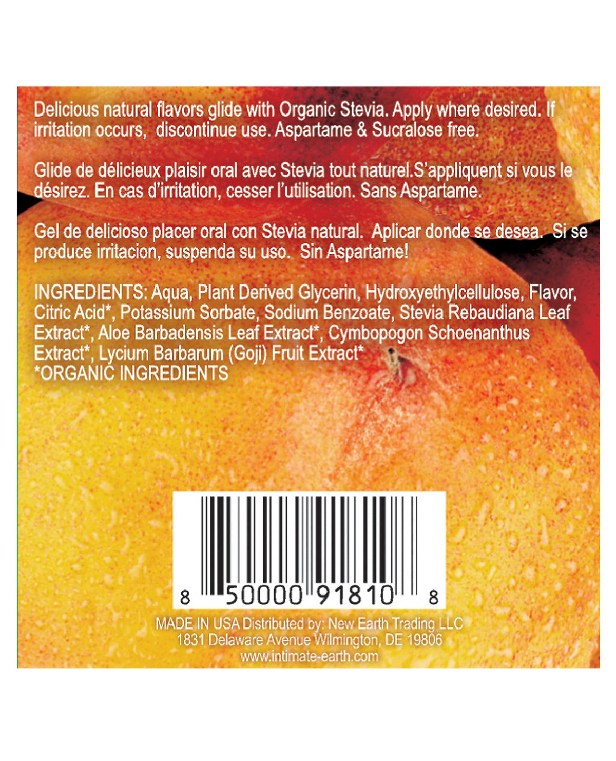 Intimate Earth Naughty Nectarines Oil Foil - 3ml Massage Oils, Lotions, Creams And Gels - Tophatter Daily Deals