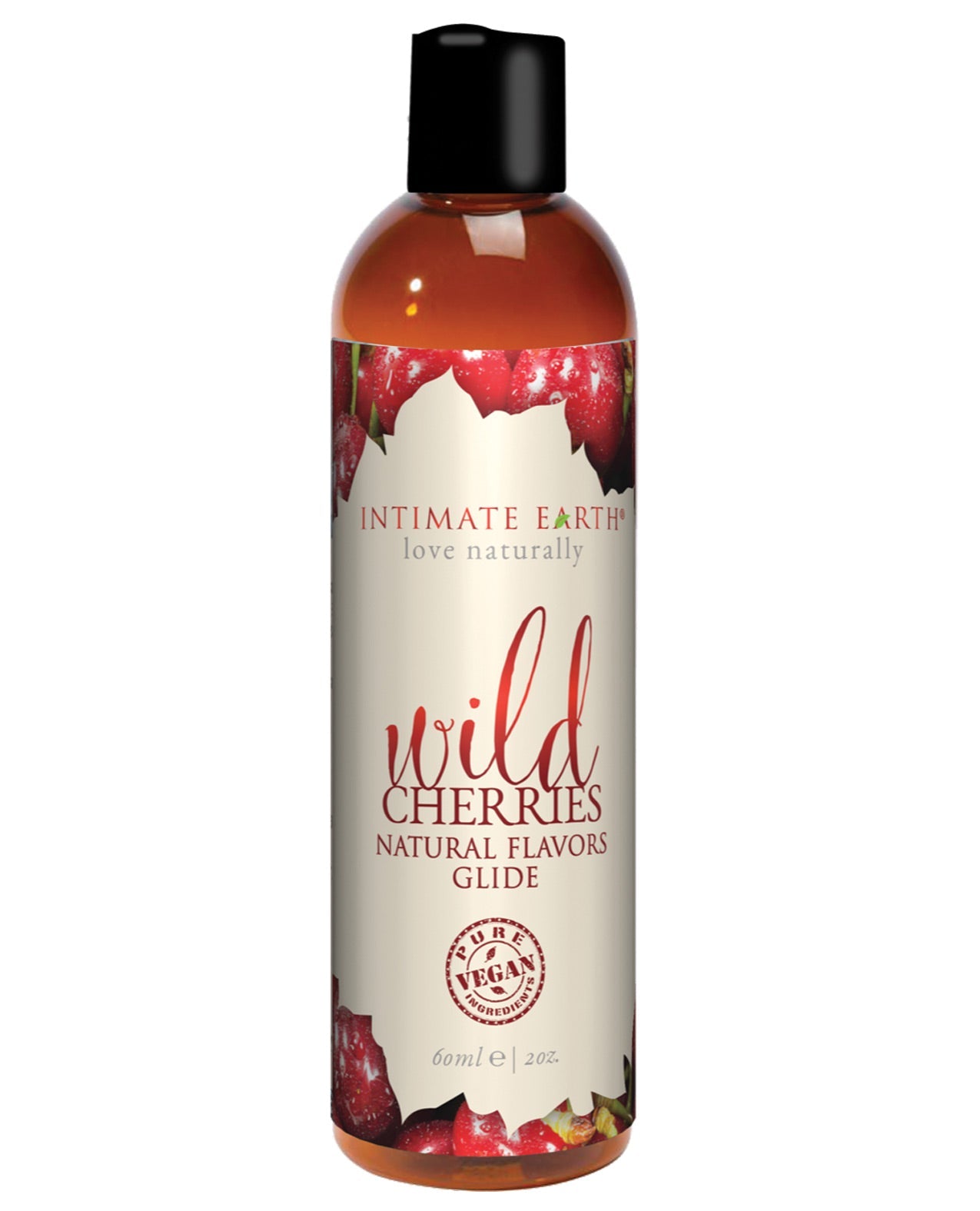 Intimate Earth Natural Flavors Glide - 60 Ml Wild Cherries Default Title Massage Oils, Lotions, Creams And Gels - Tophatter Daily Deals