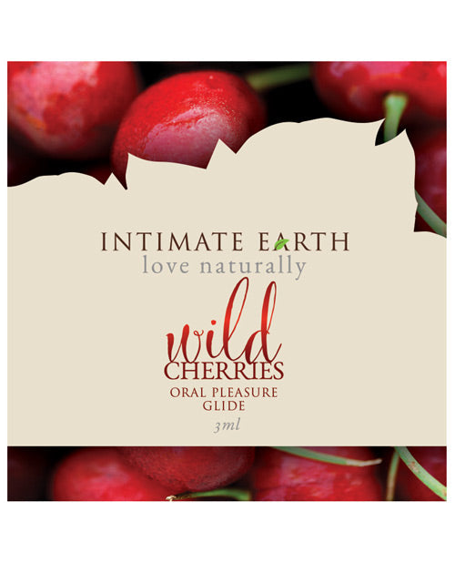 Intimate Earth Lubricant Wild Cherries - Foil Default Title Lubes - Tophatter Daily Deals