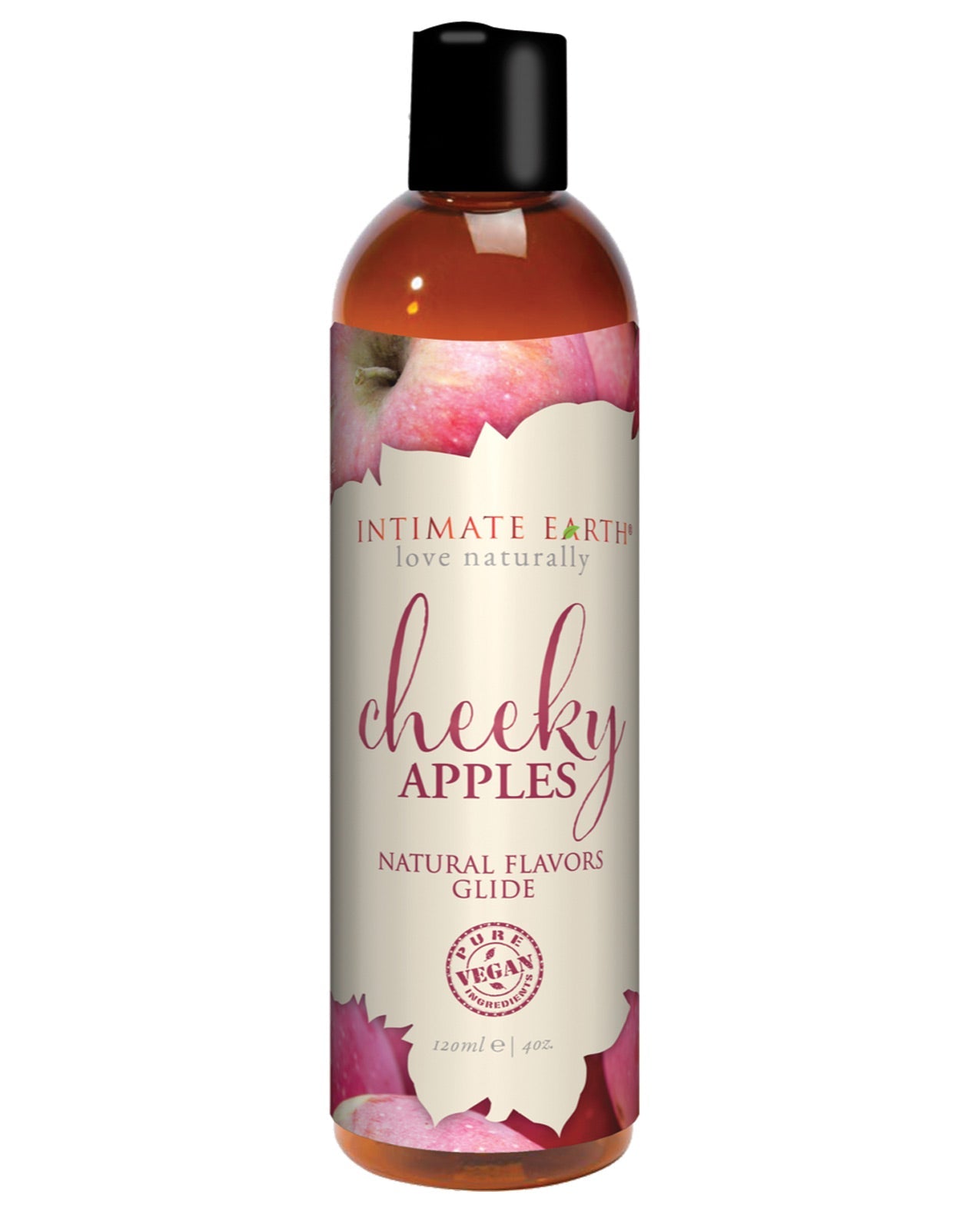 Intimate Earth Natural Flavors Glide - 120 Ml Cheeky Apples Default Title Massage Oils, Lotions, Creams And Gels - Tophatter Daily Deals
