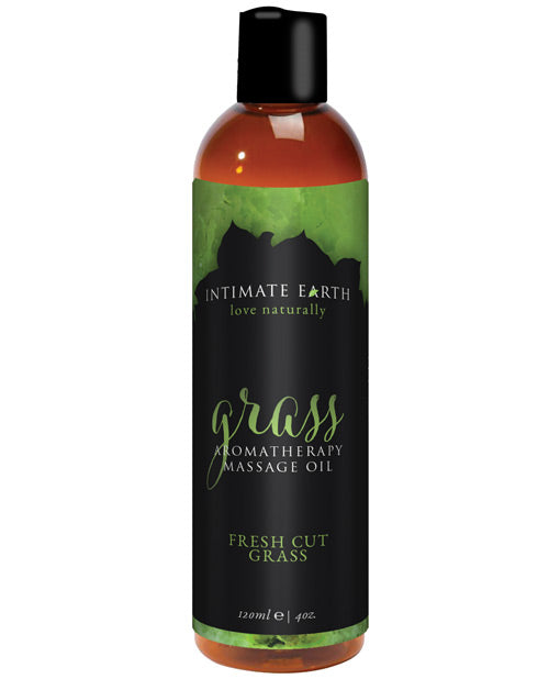 Intimate Earth Grass Massage Oil - 120 Ml Default Title Massage Oils, Lotions, Creams And Gels - Tophatter Daily Deals