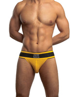 Jack Adams Athletic 2.0 Jock Strap Black-yellow Lg Default Title Undergarments - Tophatter Daily Deals