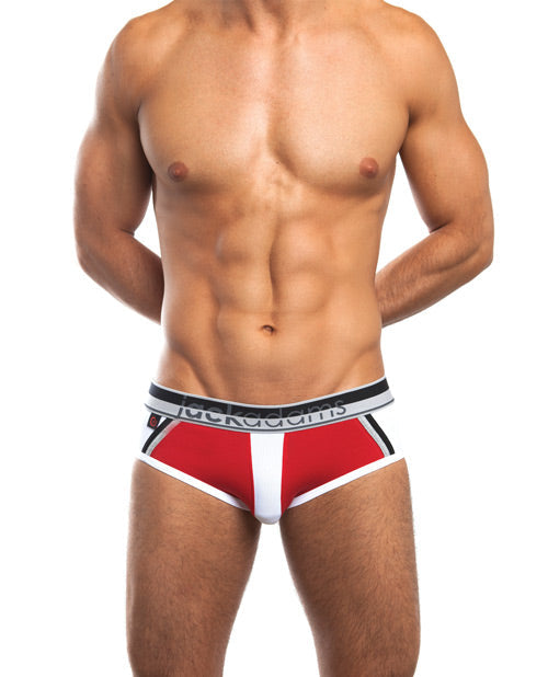 Jack Adams Race Brief Red-white Xl Default Title Undergarments - Tophatter Daily Deals
