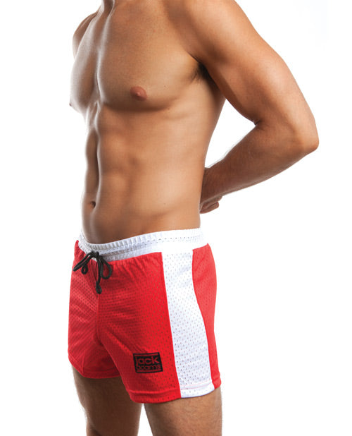 Jack Adams Air Mesh Gym Short Red-white Lg Undergarments - Tophatter Daily Deals