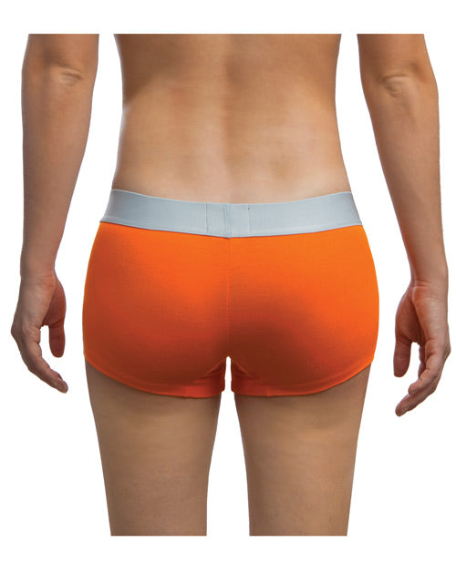 Jack Adams Women's Lux Modal Boy Short Orange Sm Undergarments - Tophatter Daily Deals