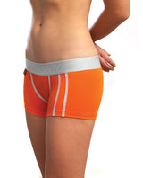Jack Adams Women's Lux Modal Boy Short Orange Xl Default Title Undergarments - Tophatter Daily Deals