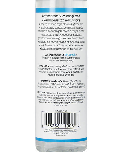 Jelique Mighty Tidy Toy Cleaner - 8 Oz Get Fresh Protection - Tophatter Daily Deals