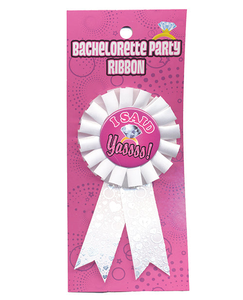 Bachelorette Party Ribbon - I Said Yasss Default Title Bachelorette & Party Supplies - Tophatter Daily Deals