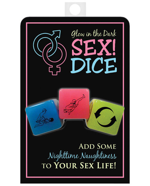 Glow In The Dark Sex! Dice Game Default Title Setting The Mood - Tophatter Daily Deals