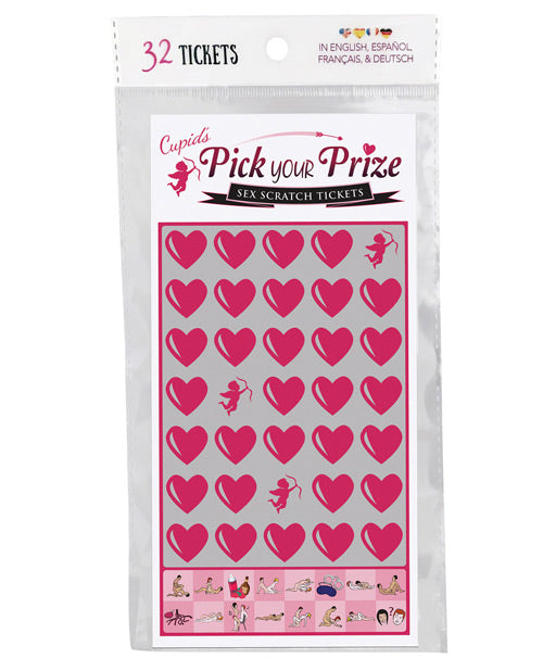 Cupids Pick Your Prize Sex Scratch Tickets - Pack Of 32 Default Title Setting The Mood - Tophatter Daily Deals