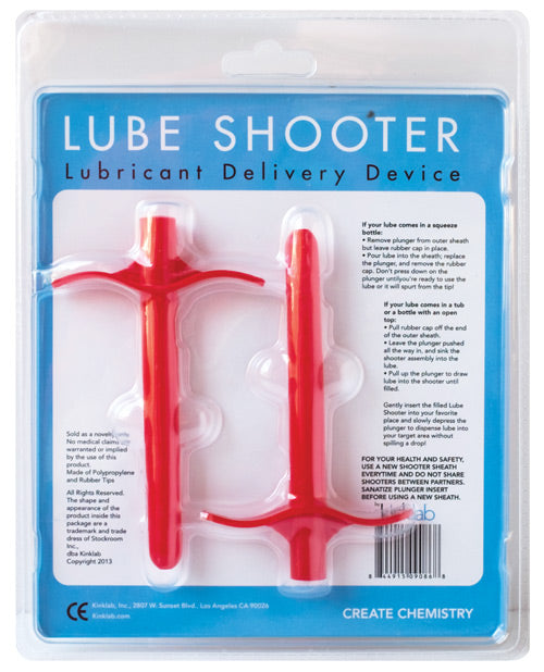 Kinklab Lube Shooter - Red Lubes - Tophatter Daily Deals