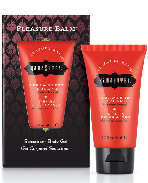 Kama Sutra Pleasure Balm Sensations - 1.7 Oz Strawberry Dreams Default Title Sexual Enhancers - Tophatter Daily Deals