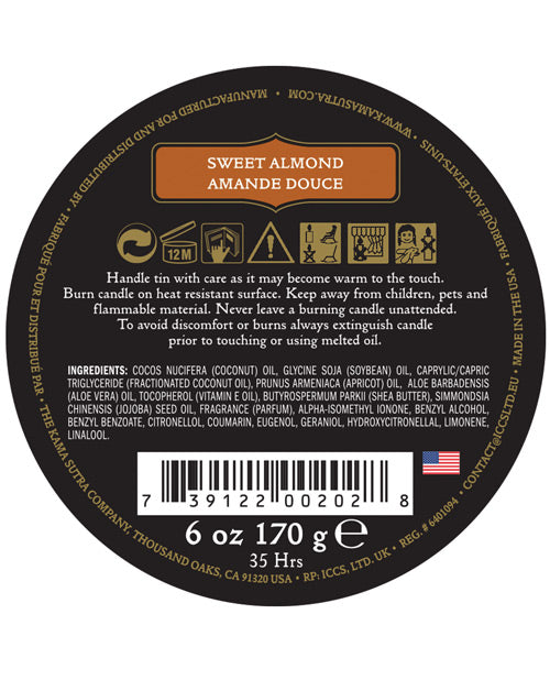 Kama Sutra Ignite Massage Candle - Sweet Almond Setting The Mood - Tophatter Daily Deals