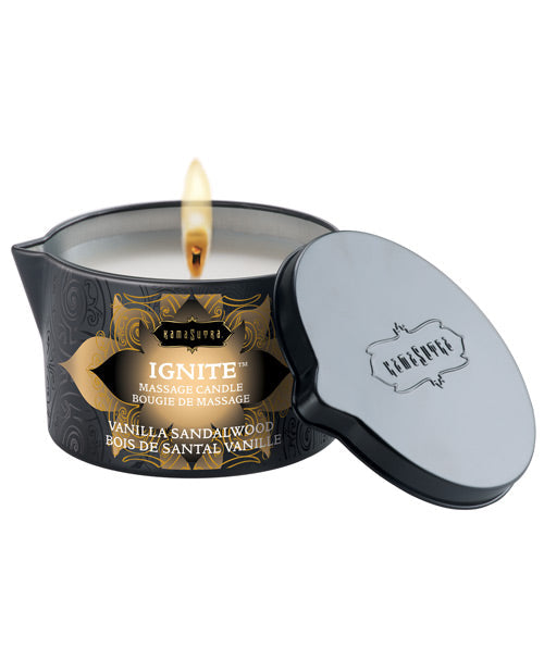 Kama Sutra Ignite Massage Candle - Vanilla Sandlewood Default Title Setting The Mood - Tophatter Daily Deals