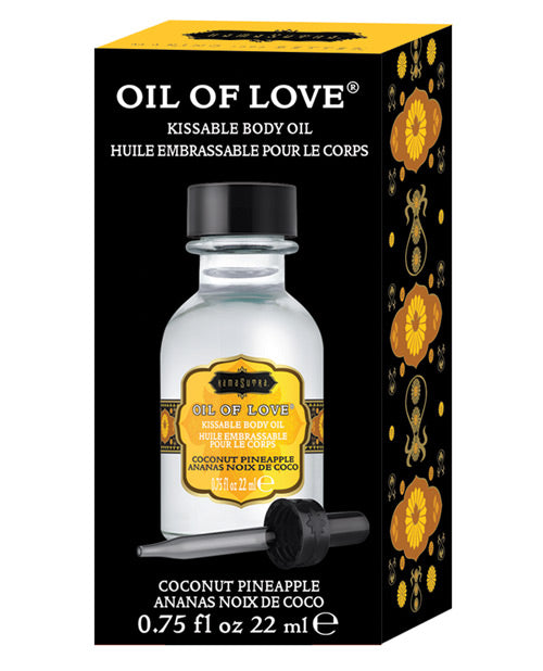 Kama Sutra Oil Of Love - .75 Oz Coconut Pineapple Massage Oils, Lotions, Creams And Gels - Tophatter Daily Deals