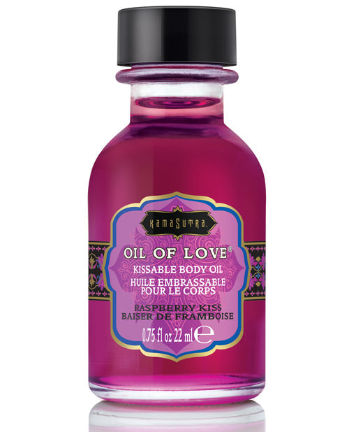 Kama Sutra Oil Of Love - .75 Oz Raspberry Kiss Default Title Massage Oils, Lotions, Creams And Gels - Tophatter Daily Deals