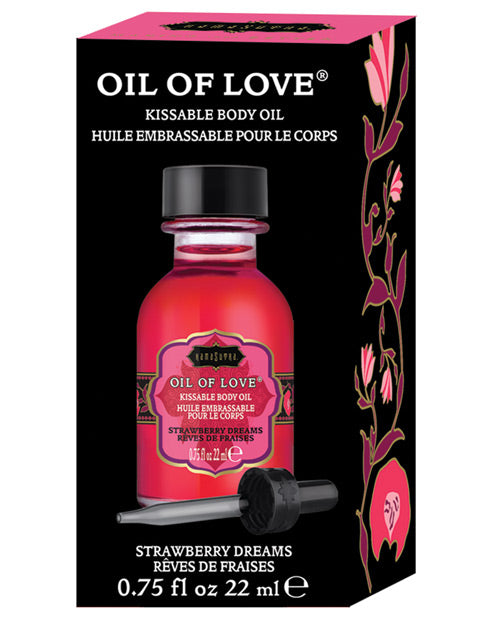 Kama Sutra Oil Of Love - .75 Oz Strawberry Dreams Massage Oils, Lotions, Creams And Gels - Tophatter Daily Deals