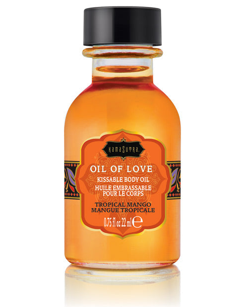 Kama Sutra Oil Of Love - .75 Oz Tropical Mango Default Title Massage Oils, Lotions, Creams And Gels - Tophatter Daily Deals