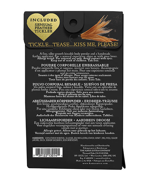 Kama Sutra Honey Dust - 1 Oz Raspberry Kiss Body Fun - Tophatter Daily Deals