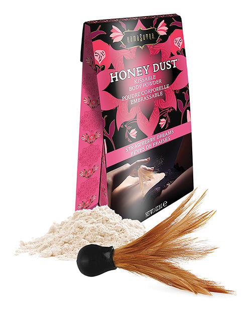 Kama Sutra Honey Dust - 1 Oz Strawberry Dreams Default Title Body Fun - Tophatter Daily Deals