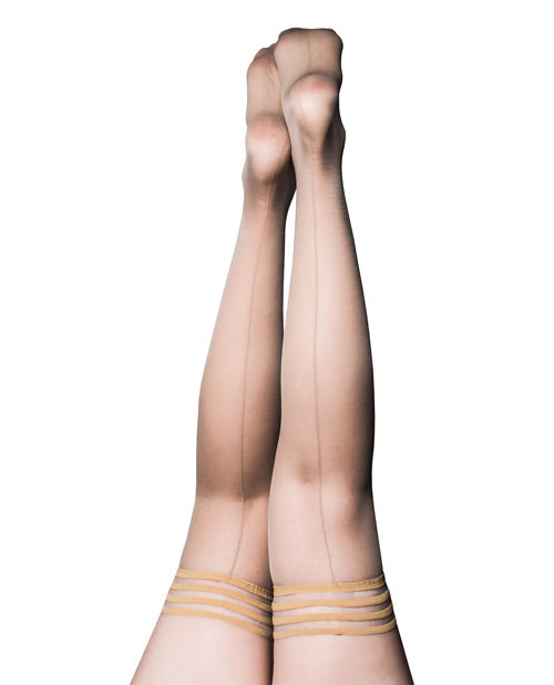 Kix'ies Vanessa Nude W-nude Back Seam Nude B Default Title Undergarments - Tophatter Daily Deals