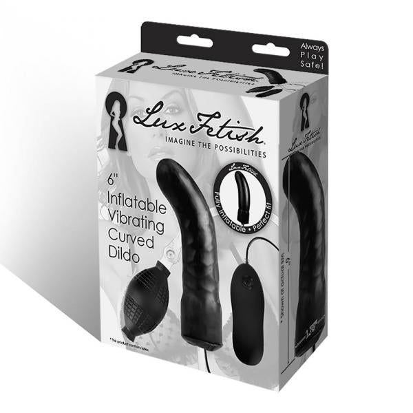 Lux F Inflatable Vibe Curved Dildo 6 - Tophatter Daily Deals