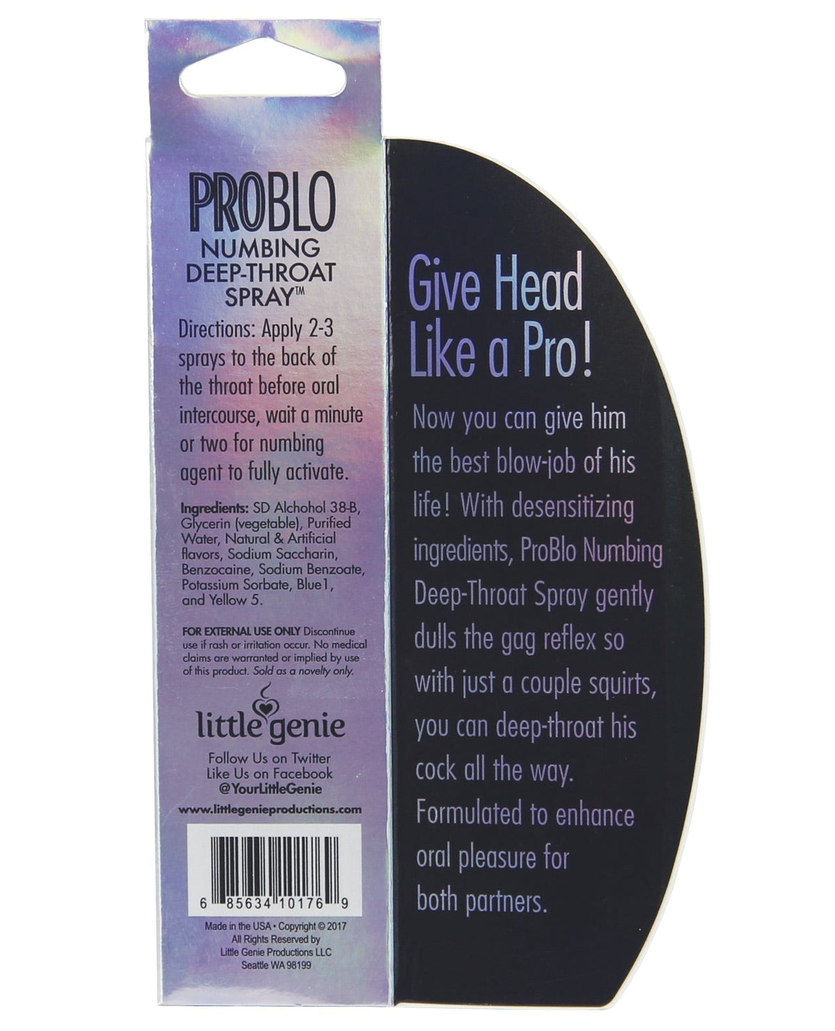 Problo Numbing Deep Throat Spray - Mint Sexual Enhancers - Tophatter Daily Deals