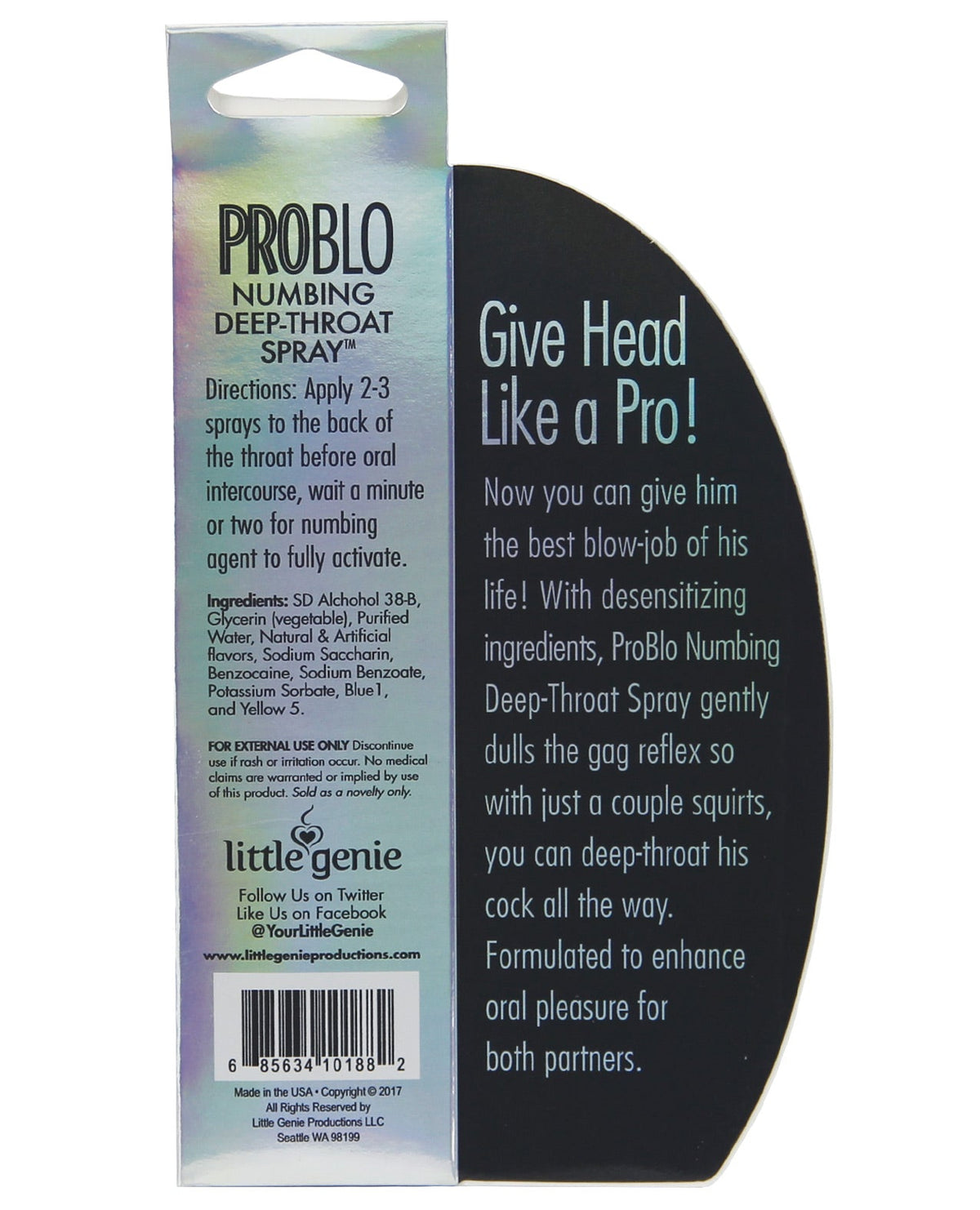 Problo Numbing Deep Throat Spray - Cinnamon Sexual Enhancers - Tophatter Daily Deals