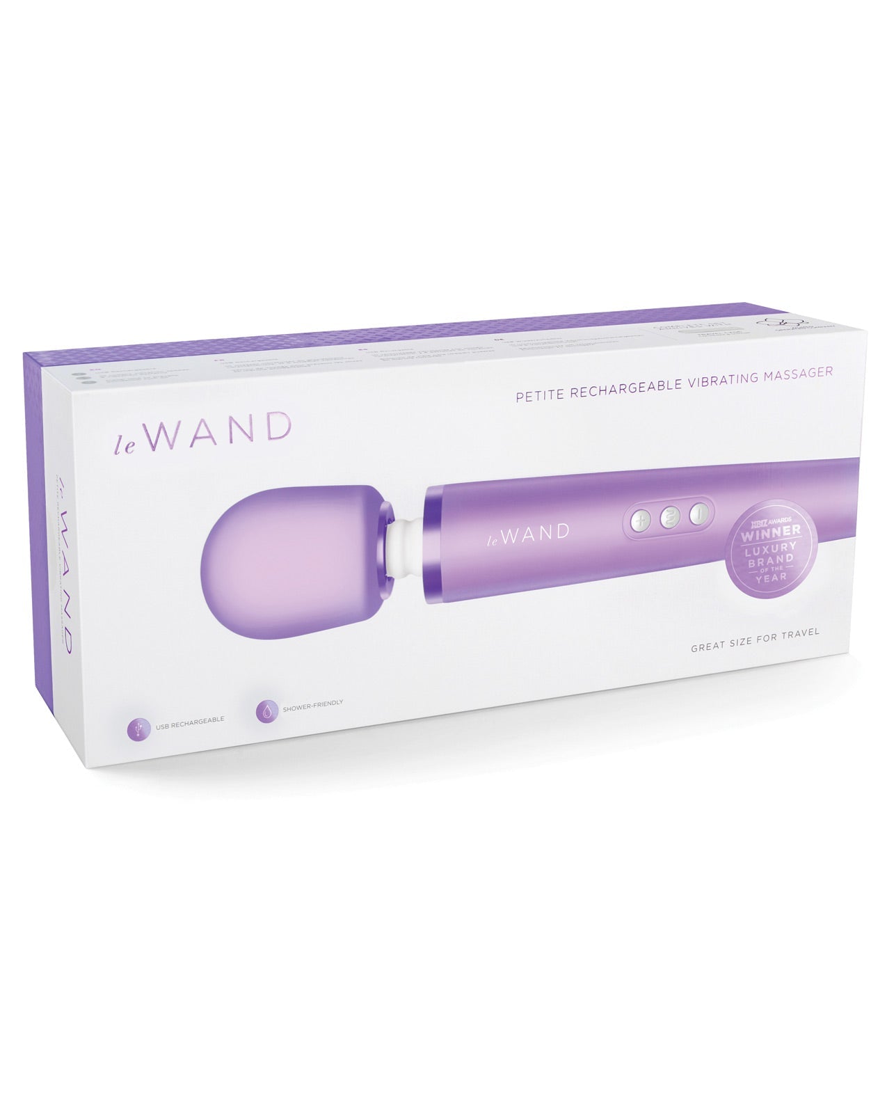 Le Wand Petite Rechargeable Vibrating Massager - Violet Default Title Magic Wands - Tophatter Daily Deals