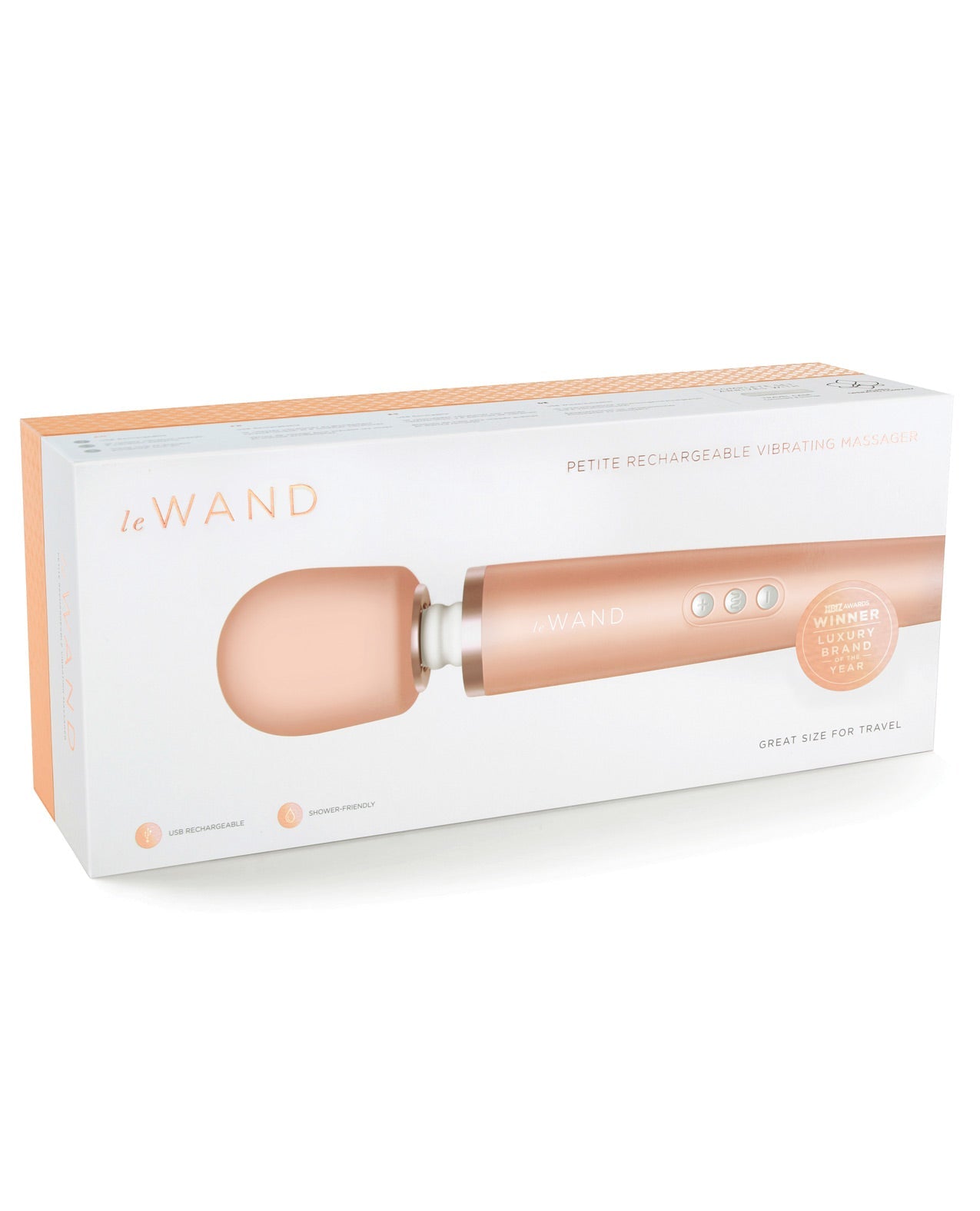 Le Wand Petite Rechargeable Vibrating Massager - Rose Gold Default Title Magic Wands - Tophatter Daily Deals