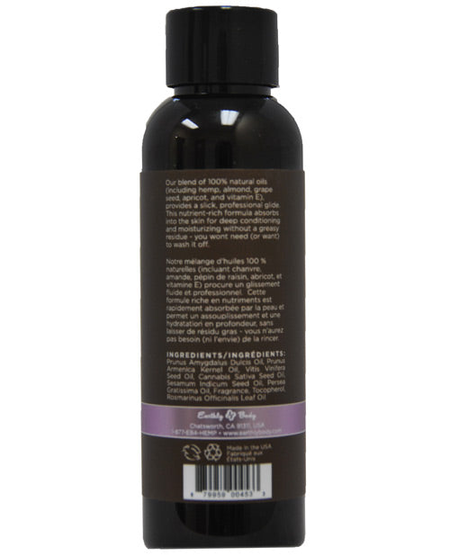 Earthly Body Massage & Body Oil - 2 Oz Lavender Massage Oils, Lotions, Creams And Gels - Tophatter Daily Deals