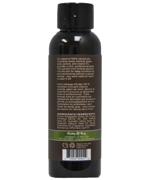 Earthly Body Massage & Body Oil - 2 Oz Guavalava Massage Oils, Lotions, Creams And Gels - Tophatter Daily Deals