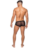 Hoser Stretch Mesh Micro Mini Short Black Sm Undergarments - Tophatter Daily Deals