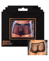 Male Power Mesh Branded Elastic Black Large Undergarments - Tophatter Daily Deals