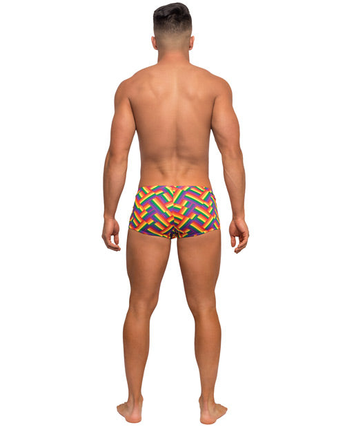 Pride Fest Contoured Pouch Mini Short Rainbow Lg Undergarments - Tophatter Daily Deals