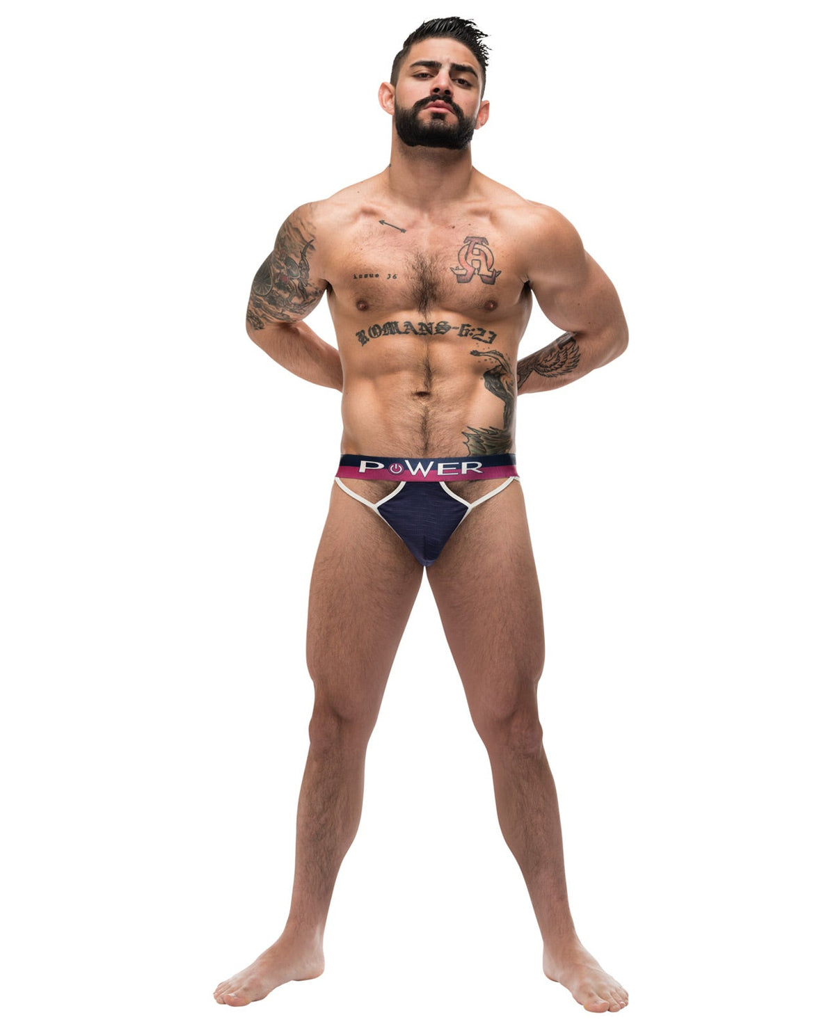 French Terry Cutout Moonshine Navy L-x Default Title Undergarments - Tophatter Daily Deals